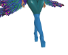 latex peacock boots