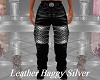 Leather Baggy Silver