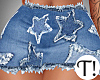 T! Star Denim Skirt