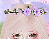 w. Lilac Flower Crown
