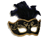 Gold and Black Mask