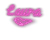 Neon Laura Wall Sign