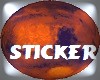 Mars sticker