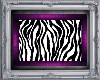 Purple Zebra Square rug