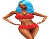 NEVI CROP TOP RED