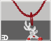 Reindeer Necklace and Ea