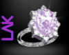 Violet engagement ring