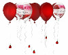 I love you balloons