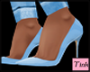 blue pumps