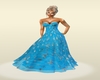 Blue Silver Stars Gown