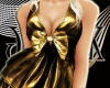 Dress Sexy gold Black