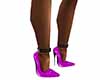(TR) Purple Pvc Heels