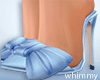 Lena Bow Heels Sky Blue