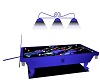 blue monster pool table