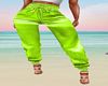 Lime Satin Trousers