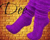 Sunday: Purple Socks