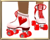Red Heart Roller Skates
