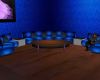 blue club couch