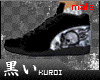 [KUROI]Emo skull 2 shoes