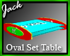 Oval Low Table Mesh