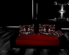 red/blk kiss couch