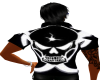 muscle shirt black scull