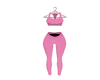 pink ch bra