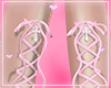 ♡ Pink Leg Ribbons