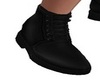 W! Casual Black Boots M