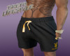 JC. BLK PLAYBOY SHORTS