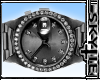 Diamond Watch Black [F