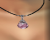 [LM]Gem necklace-pink