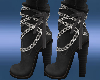~V~ Chained Black Boots