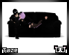 -T- Black Couple Couch