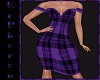 Plaid Purple Dress