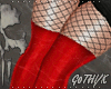 !G Red Latex Boots