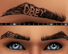 Real Black OBEY Brow