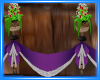 Purple Wedding Pedestal