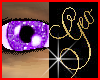 Geo Amythist Glitter Eye