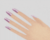 Occ. pink met nails