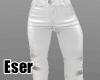 Leather Pant / White