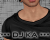 DJKA Black Top Shirt
