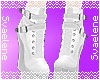 White Buckled Boots