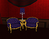 Ria's sofa & Lamp Purple