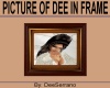 PICTURE OF DEE IN FRAME