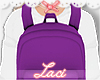 ﾟ✧ purple backpack