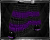 b purple monster boots
