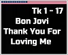 Bon Jovi - Thank You