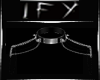 !F! SIL&BLK CHAIN COLLAR