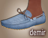 [D] Romans blue loafer